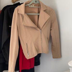 Beige blazer jacket